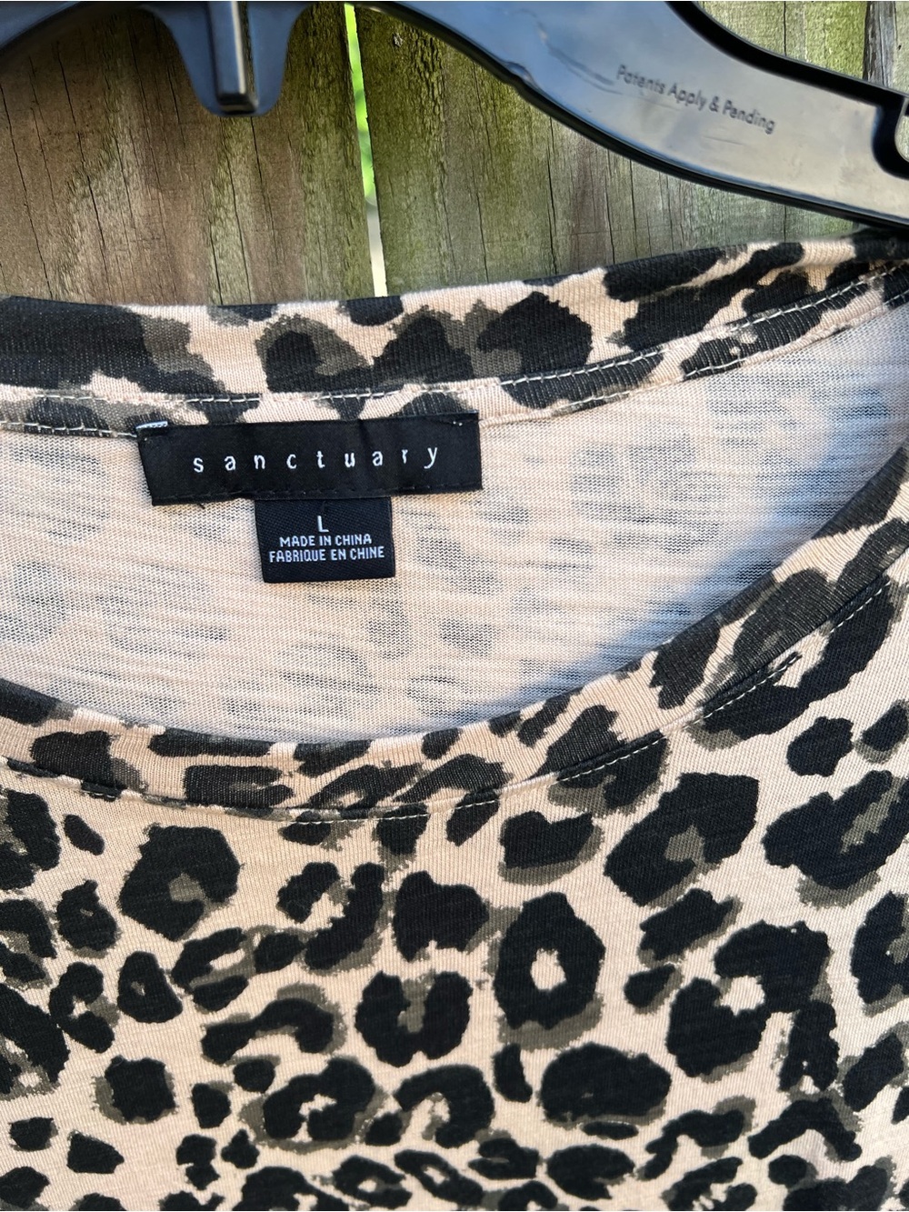 👗Sanctuary Leopard Print Short Sleeve T-Shirt Dress - Neutral Black & Tan - Picture 4 of 7
